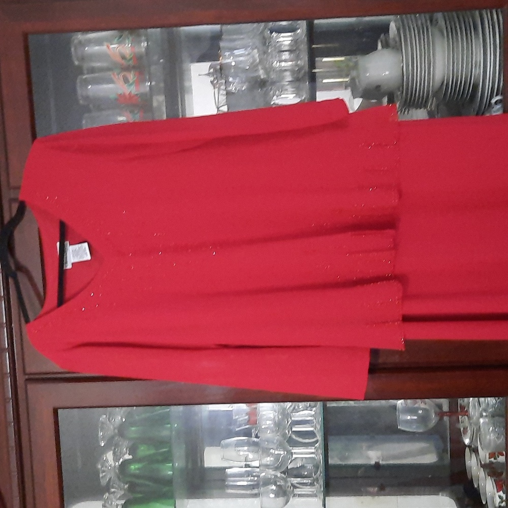 1pc. Red Dress with sequences